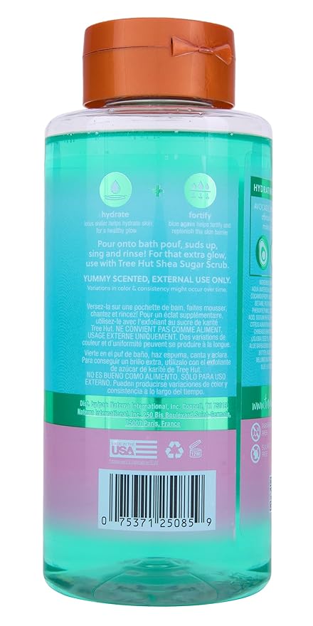 Tree Hut Lotus Water Foaming Gel Wash | Cleanse & Soothe Skin Without Stripping Moisture | Made with our Hydrating Oil Complex | 18 fl oz.