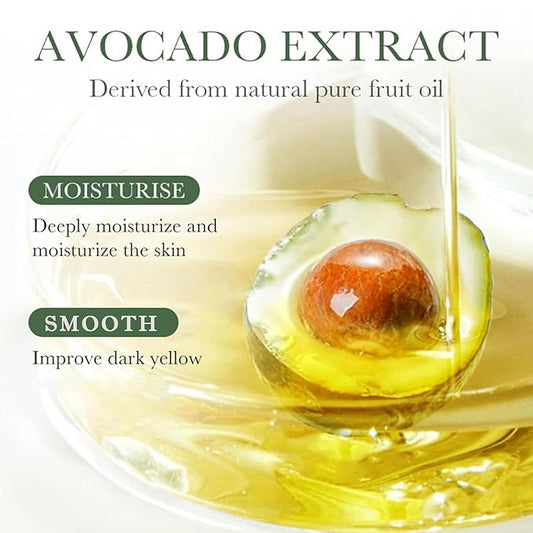 6pcs Avocado Skincare Set, Skin Care Gift Set with Facial Cleanser, Toner, Lotion, Face Serum, Face Cream, Eye Cream For Hydrating Skin Anti-Aging Skin For Women Men