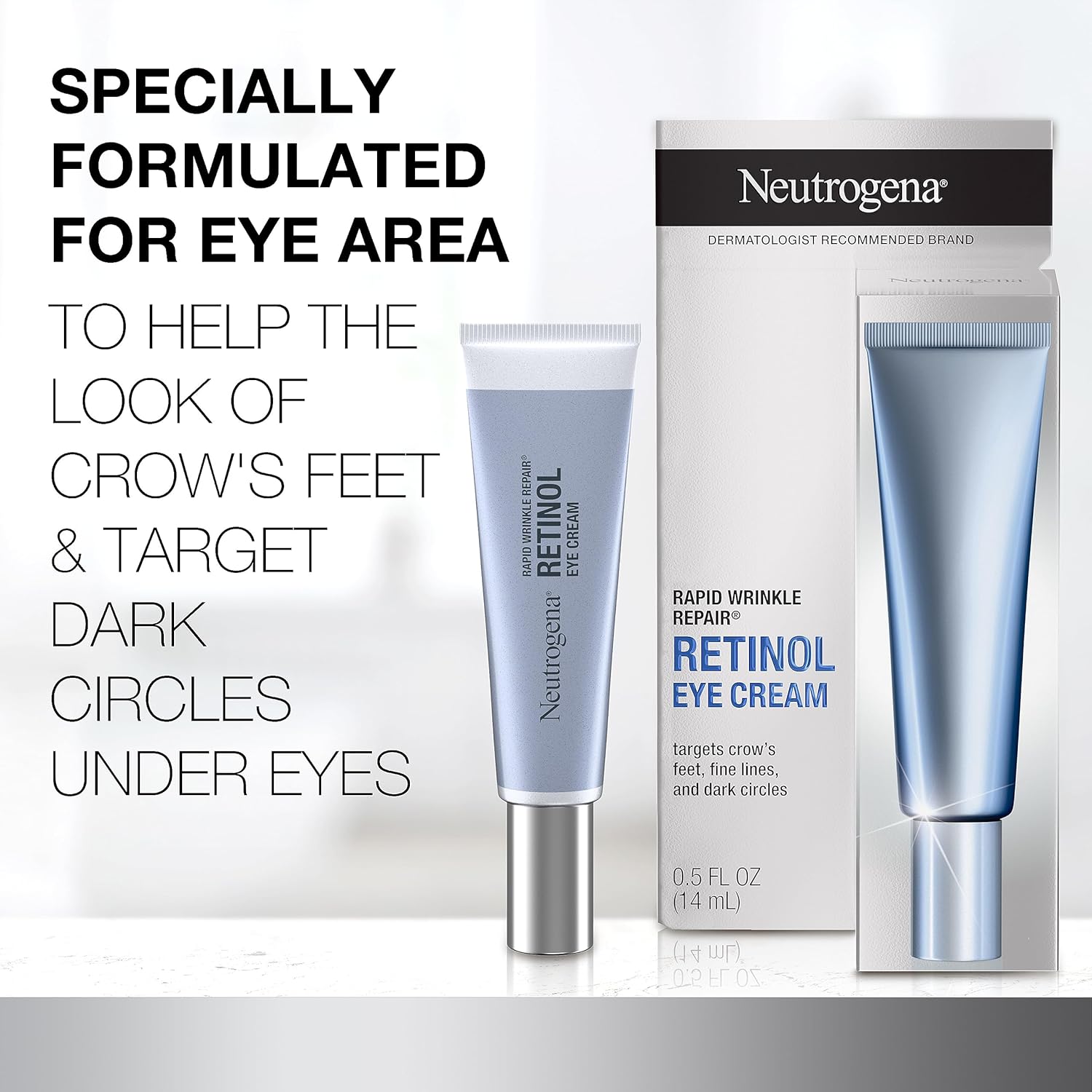 Retinol Eye Cream for Wrinkles & Dark Circles – Anti-Aging, 0.5 oz 👁️✨