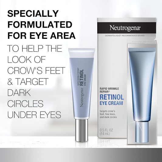 Retinol Eye Cream for Wrinkles & Dark Circles – Anti-Aging, 0.5 oz 👁️✨