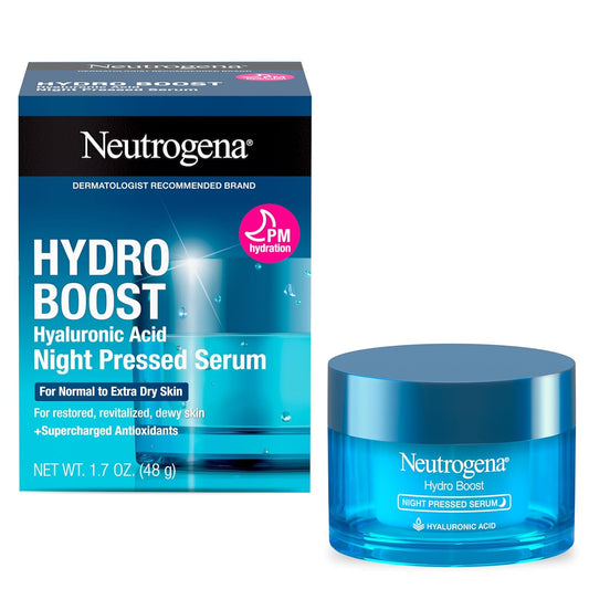 🧴✨ Hydro Boost Night Pressed Serum – Deep Hydration Hyaluronic Acid Moisturizer for Extra Dry Skin – Overnight Repair Face Cream for Dewy & Revitalized Skin (1.7 oz) 🌙💧