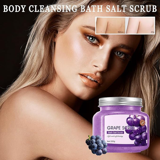 Premium Body Scrub to Exfoliate & Moisturize Skin,Deep Cleansing Body Exfoliator Scrub for Men & Women,Long Lasting Hydrating Smooth exfoliating Body Salt Scrub for All Skin Types G