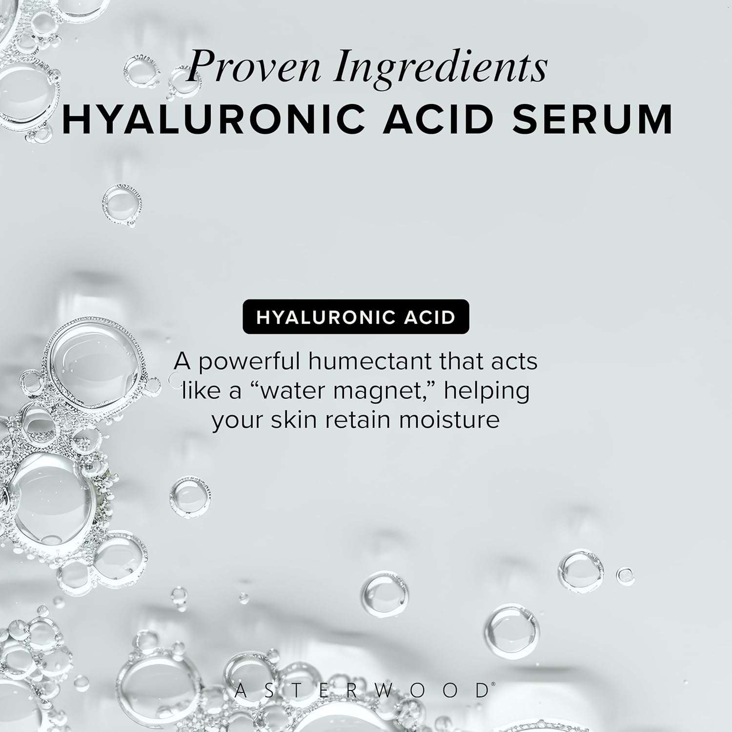Hyaluronic Acid Serum for Face – Anti-Aging, Hydrating & Plumping Facial Serum for Dry, Sensitive & Mature Skin | Fragrance-Free, Non-Greasy | 8 Fl Oz