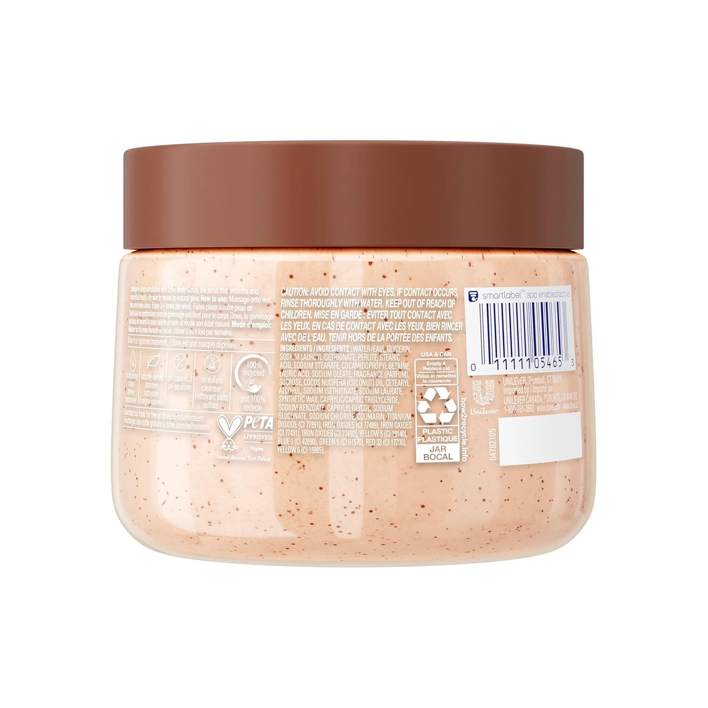 Brown Sugar Coconut Oil Body Smoothie – Natural Skin Buffing & Hydrating Treatment for Daily Glow (15 oz)