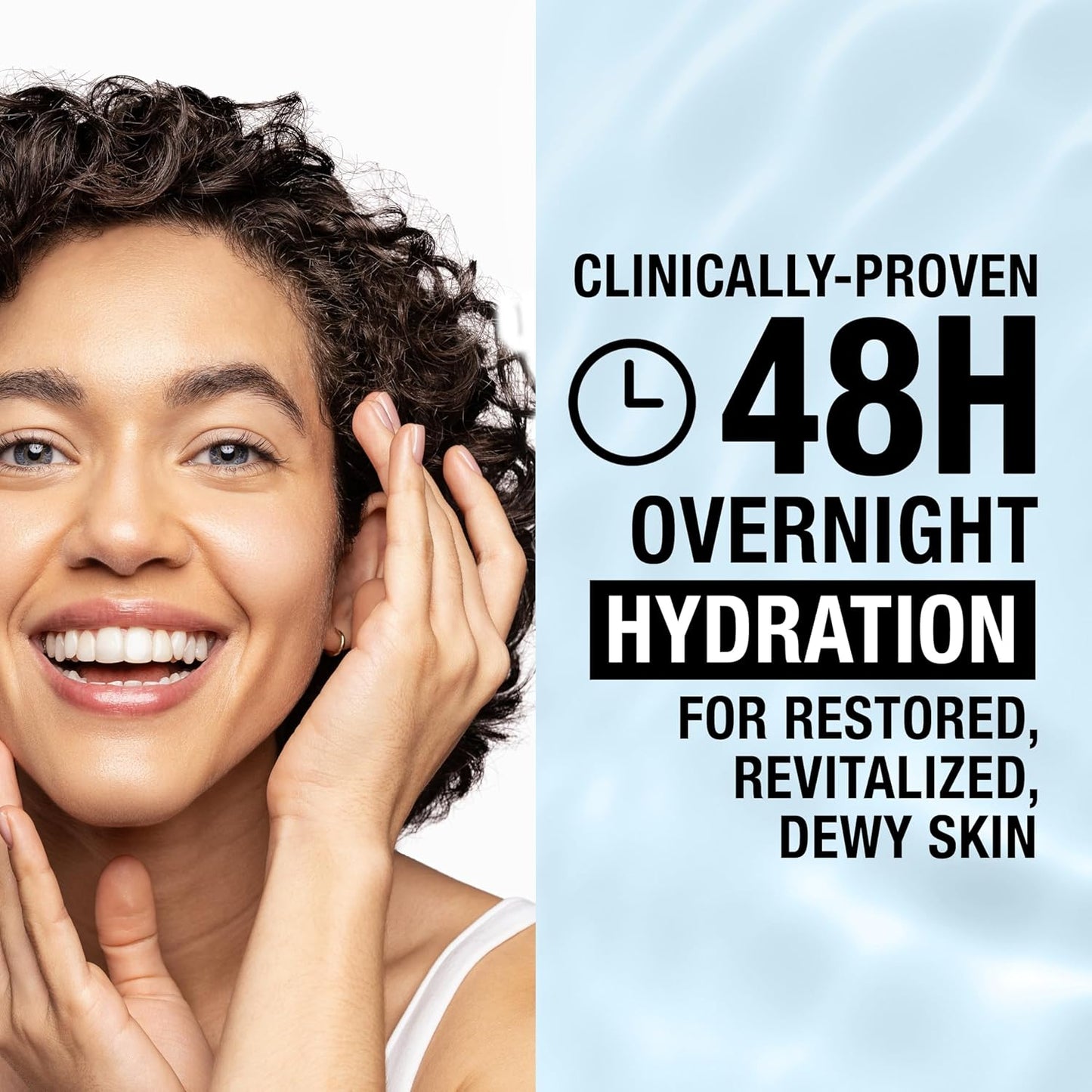 🧴✨ Hydro Boost Night Pressed Serum – Deep Hydration Hyaluronic Acid Moisturizer for Extra Dry Skin – Overnight Repair Face Cream for Dewy & Revitalized Skin (1.7 oz) 🌙💧