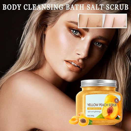 Premium Body Scrub to Exfoliate & Moisturize Skin,Deep Cleansing Body Exfoliator Scrub for Men & Women,Long Lasting Hydrating Smooth exfoliating Body Salt Scrub for All Skin Types H