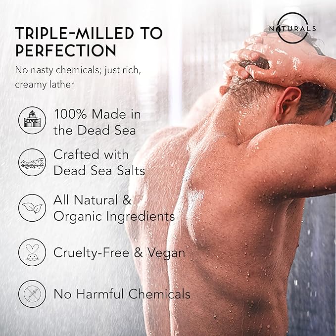 O NATURALS 100% Natural Bar Soap - Gift Set - Organic Ingredients & Essential Oils - Spa Gifts for Women & Men, Body Wash & Face Soap - 10PC Natural Soap Gift Set