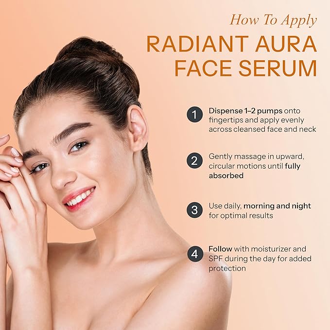 Face Serum with Vitamin C & E – Dermatologist Tested Korean Formula for Dark Spots, Wrinkles & Fine Lines – Brightening & Hydrating Anti-Aging – Smooth, Radiant Skin – 2-Pack, 2 Fl. Oz