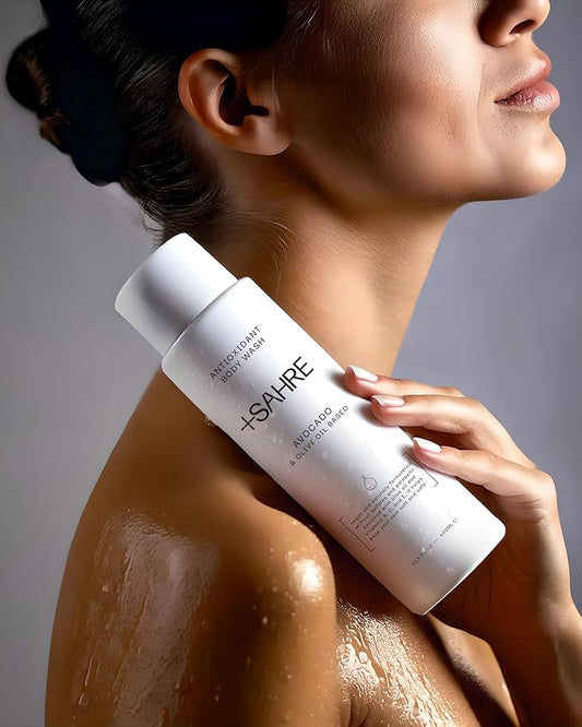 Natural Body Wash – Olive Oil & Avocado | Antioxidant-Rich | Vegan, Paraben-Free | 13.5 fl oz