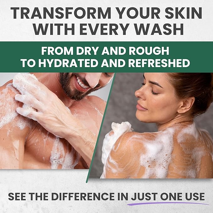 Tea Tree & Lavender Body Wash MaxTherapy, Itchy Skin Relief, Fights Body Odor, Soothes Jock Itch, Athlete's Foot, Ringworm & Sensitive Skin, Men & Women, 2-Pack, Limited Edition