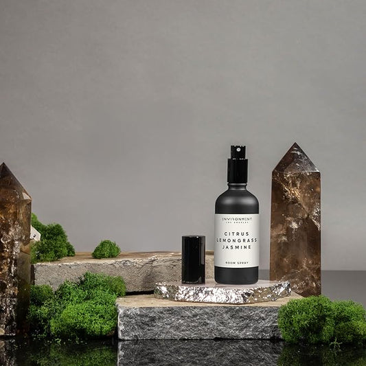 Stone Candles Environment Inspired by 5-Star Hotels WH Room Spray, 100ml Air Freshener (White Tea | Cedar | Aloe Vera) Home Fragrance Accessories, Room Perfume, Room Deodorizer, Vegan & Cruelty-Free
