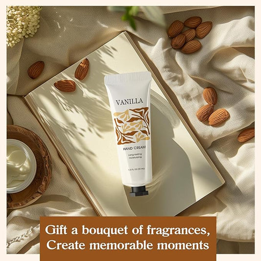 BODY & EARTH # LOVE 36 Pack Natural Plant Fragrance Moisturizing Hand Cream for Dry Hands, Mini Hand Lotion with Shea Butter Travel Size Hand Cream Gift Set for Women Birthday Gifts, Bridesmaid Gifts