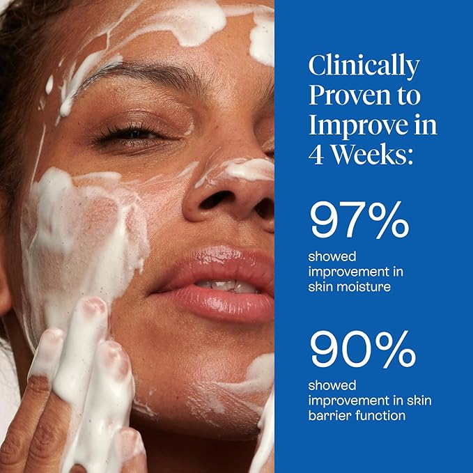 BeautyStat Universal Microbiome Barrier Repair Purifying Cleanser - Gentle Detoxifying Cleanser with Medical Grade MicroSilverBG to Protect Skin and Promote a Healthy, Radiant Glow (4oz /120ml)