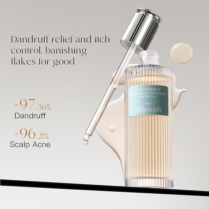 Lemon Grapefruit Scalp Serum 95ml | Dandruff & Itch Relief | Zinc Ferment Strengthen Barrier | Plant-Based Refreshing Treatment、Scalp Serum for Itchy Dry Scalp for Women