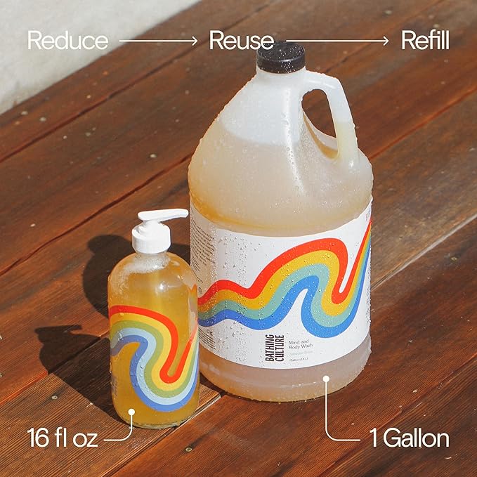 Bathing Culture, Organic Mind + Body Wash, Natural, Biodegradable, Sustainable, Vegan Personal Care, All Natural Organic Body Wash for Women and Men, 2.7 fl oz, Cathedral Grove Scent