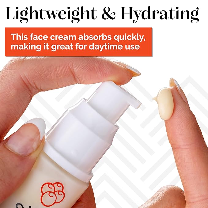 sibu Sea Buckthorn Nourishing Face Cream (1oz), Lightweight and Hydrating Face Cream – Amazing for Sensitive Skin, Breakouts, & Irritation