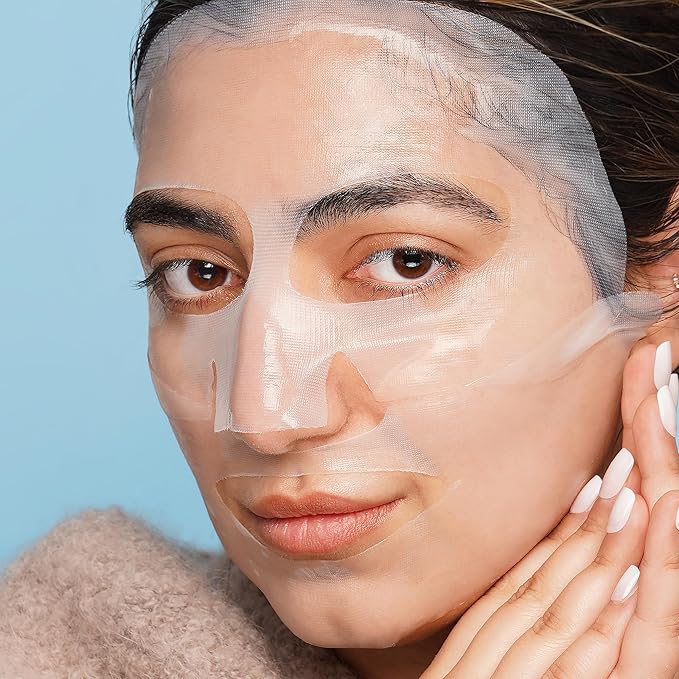 Clinical Resolution Peptide Aqua Gel Mask Instant Hydration, Soothing, Cooling Post-Treatment & Microneedling Relief, 15 Single-Use Masks (3 Boxes, 5 per Box)