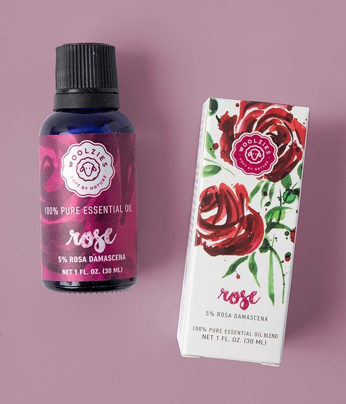 Woolzies Best Natural Rose Essential Oil Blend 1 Oz - Therapeutic & Premium Graded Aromatherapy Oil - Most Popular for Relaxation, & Skin Healing Use - For Diffusion & Topical Use
