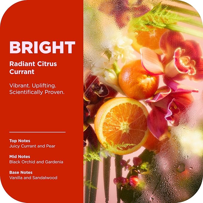 OLLY Bright Body Wash with Ginseng, Caffeine & Vitamin C– Nourishing Cleanser for Skin Barrier Repair, Deep Hydration, Citrus Currant Scent, 17 oz