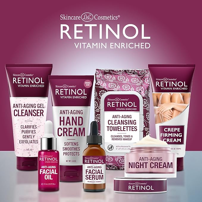 Retinol Individually Wrapped Makeup Remover Wipes, travel essentials for Travel & On the Go, women facial cleansing wipes, remove makeup mascara & sunscreen, with micellar water, 30 single face wipes