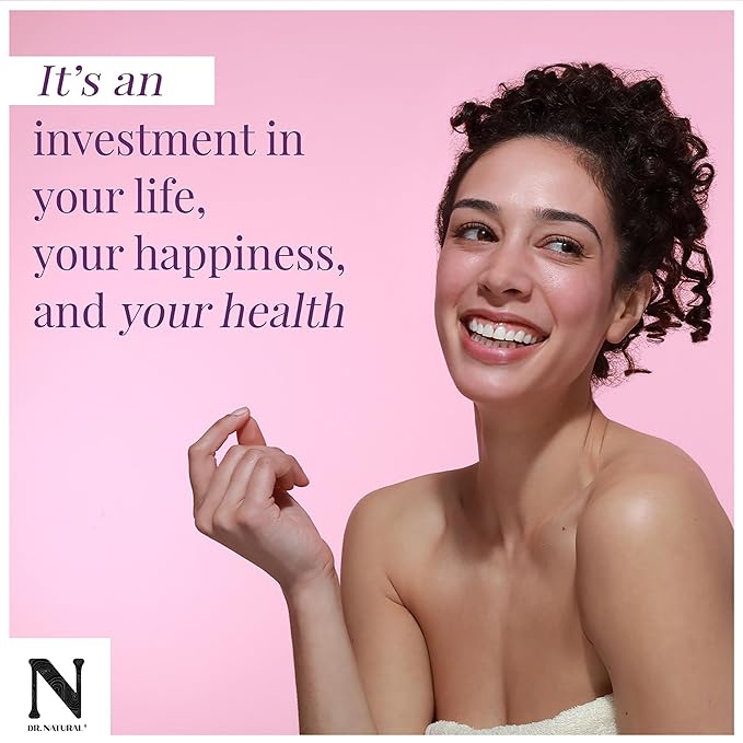 Dr. Natural Hemp Body Wash - Natural for Sensitive Skin - Moisturizing - Anti-Aging and Acne Reduction - Rose Water - 32 oz..