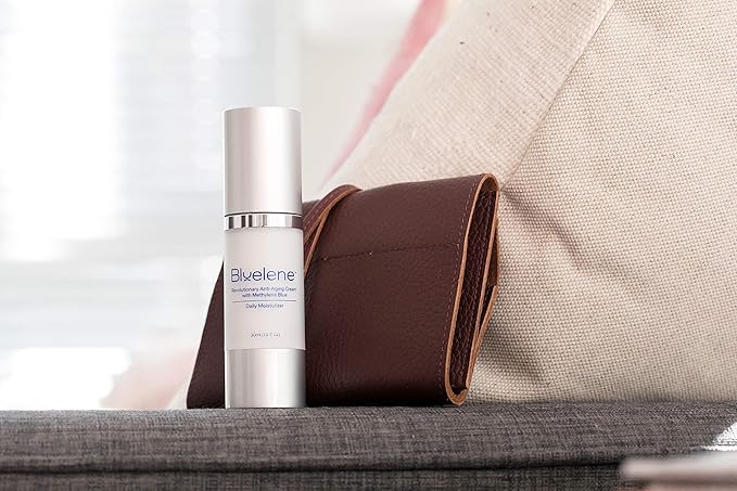 Anti Aging Daily Moisturizer, Bluelene. Revolutionary Anti Wrinkle Face Cream with Methylene Blue, Suitable for Sensitive Skin