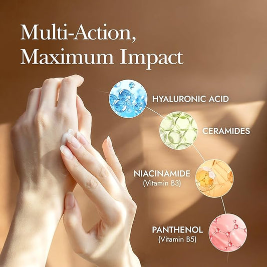 Ultra Rich Hand Cream – Intensive Hydration & Repair for Dry, Chapped Hands | Enriched with Shea Butter, Ceramides, Niacinamide (B3) & Panthenol (B5) (Acacia, 2.0 oz, Pack of 1)