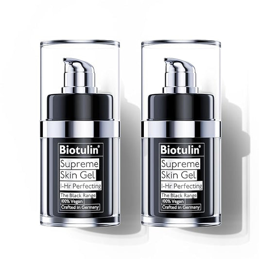 BIOTULIN - Supreme Skin Gel [2-Pack]| Reduces Wrinkles Within 1 Hour | Hyaluronic Acid Serum | Spilanthol Serum for Face I Anti Aging Treatment - 0.5 oz