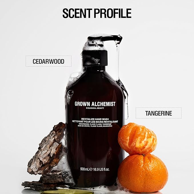 Grown Alchemist Revitalize Hand Wash Set (500ml) + Refill (1L)