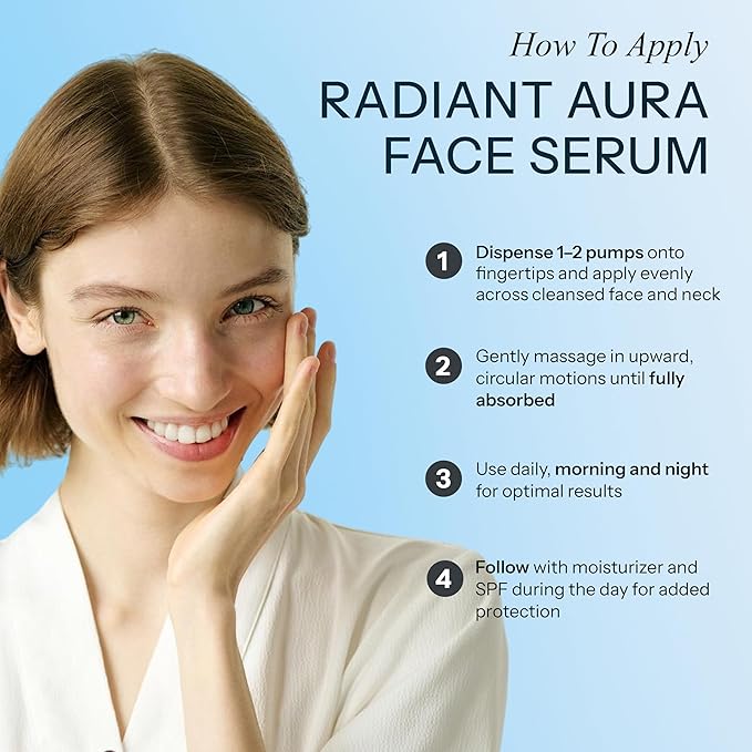 Facial Serum with Hyaluronic Acid & Ceramide - Dermatologist Tested Korean Serum for Glowing Skin - Hydrating, Calming & Skin Barrier Repair - Suitable for Sensitive Skin - 2 Fl. Oz