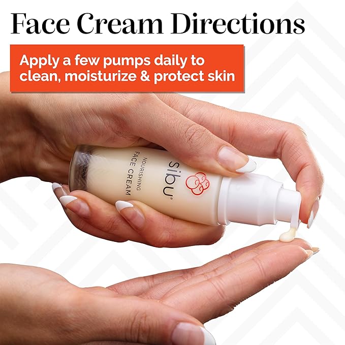 sibu Sea Buckthorn Nourishing Face Cream (1oz), Lightweight and Hydrating Face Cream – Amazing for Sensitive Skin, Breakouts, & Irritation