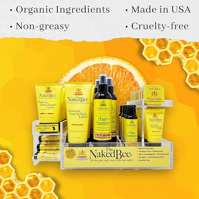 The Naked Bee Orange Blossom Honey, Grapefruit Blossom and Coconut Honey, Hand & Body Lotion (6.7oz) - 3 Pack