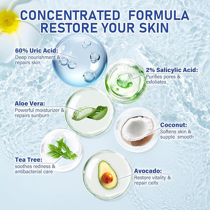 Urea Cream 60 Percent For Feet Maximum Strength - Intensive Repair Dry Cracked Skin, Urea Cream For Feet, Foot Cream For Dry Cracked Heels, 1 Pcs - 1.41 Oz