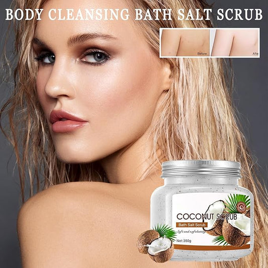 Premium Body Scrub to Exfoliate & Moisturize Skin,Deep Cleansing Body Exfoliator Scrub for Men & Women,Long Lasting Hydrating Smooth exfoliating Body Salt Scrub for All Skin Types N