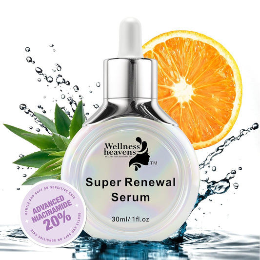 5-in-1 Niacinamide Face Serum with Vitamin C, Hyaluronic Acid, Collagen & Peptides – Brightening, Firming & Anti-Aging Formula for Mature Skin, 30ml