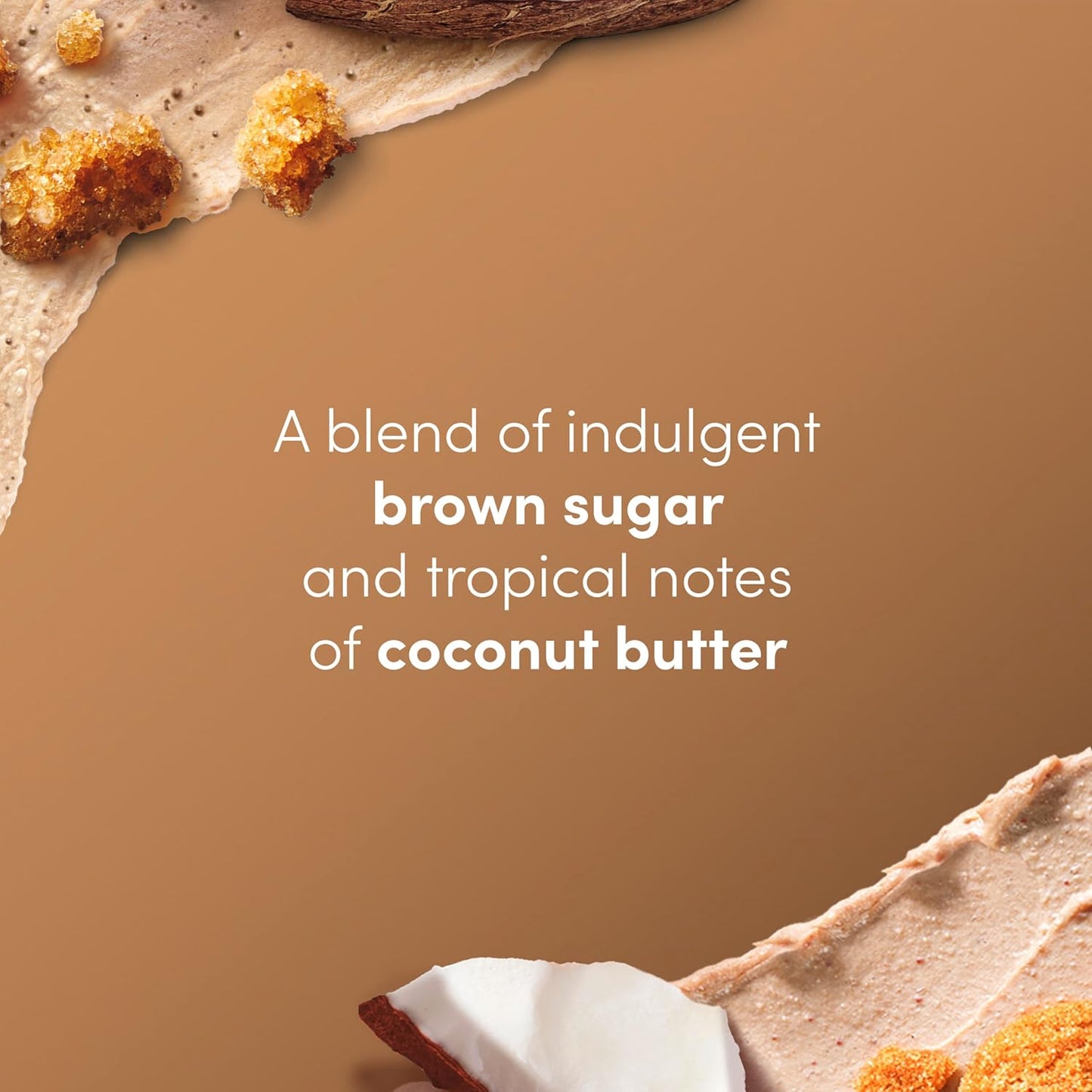 Brown Sugar Coconut Oil Body Smoothie – Natural Skin Buffing & Hydrating Treatment for Daily Glow (15 oz)