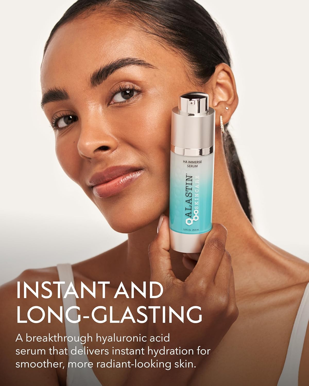 Hyaluronic Acid HA Immerse Face Serum – Deep Hydration & Moisture Locking Serum for Dry, Dehydrated & Mature Skin | Restorative Anti-Aging Formula for Radiant, Glowing Complexion | 1 Fl Oz