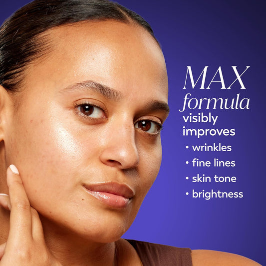 Retinol Face Moisturizer for Women – 24 MAX Anti-Aging Night Cream with Peptides & Glycerin, Fragrance-Free & Non-Greasy – Hydrating, Firming, Anti-Wrinkle Skincare for Fine Lines, 1.7 oz