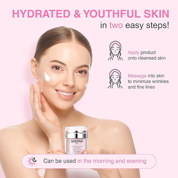 SAMPAR Lavish Dream Cream - Anti-Aging Facial Moisturizer - Daily Moisturizer for Wrinkles & Fine Lines - Hydrating, Protecting, & Restoring Youthful Glow - Improves Skin Texture & Elasticity