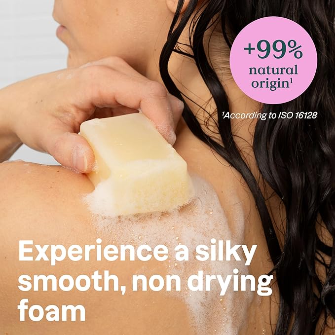 ATTITUDE Body Soap Bar, Natural Origin, Protects and Softens Dry Skin, Watercress, Indian Cress & Olive Oil, EWG Verified & Vegan, Coconut & Wild Berries, 4 Oz (Pack of 6)