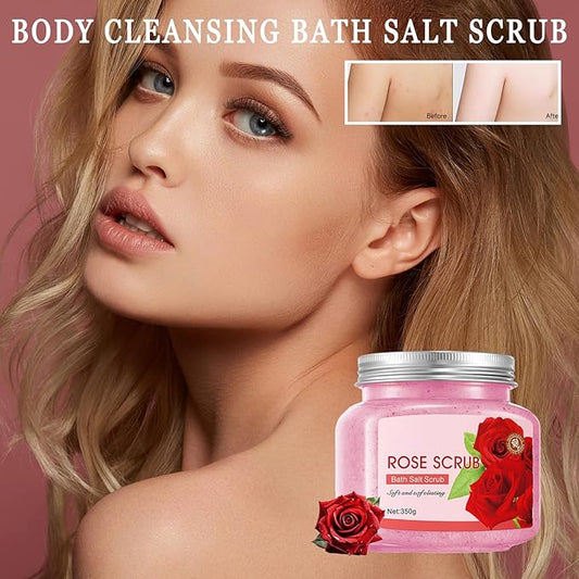 Premium Body Scrub to Exfoliate & Moisturize Skin,Deep Cleansing Body Exfoliator Scrub for Men & Women,Long Lasting Hydrating Smooth exfoliating Body Salt Scrub for All Skin Types I