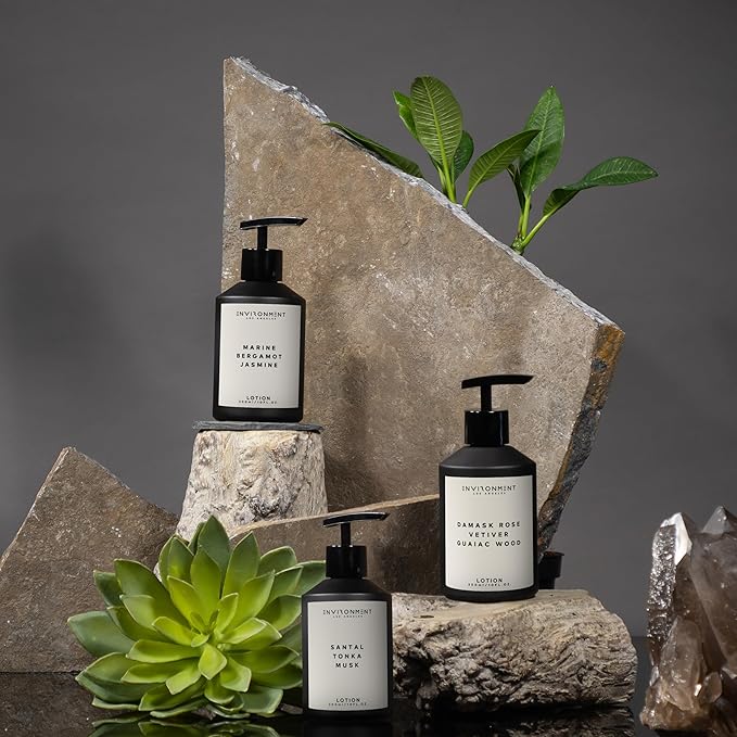 ENVIRONMENT Inspired by 5-Star Hotels RC Lotion, 300ml Luxury Scented Lotion (Marine | Bergamot | Jasmine) Bathroom Luxury, Men & Women High-End Body Lotion, Hand Cream, Dry Skin Treatment