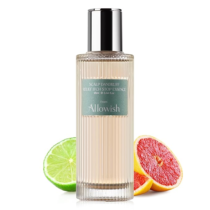 Lemon Grapefruit Scalp Serum 95ml | Dandruff & Itch Relief | Zinc Ferment Strengthen Barrier | Plant-Based Refreshing Treatment、Scalp Serum for Itchy Dry Scalp for Women