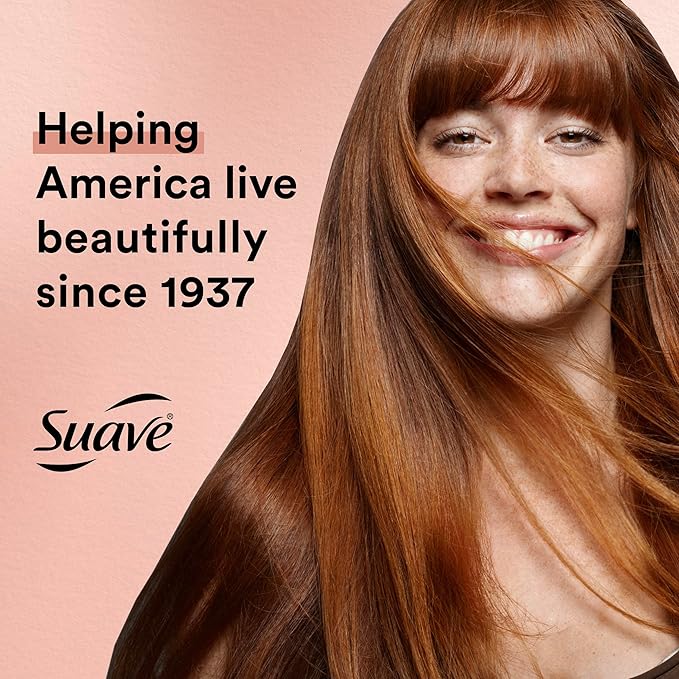 Suave Moroccan Oil Infusion Shampoo & Conditioner Set - Argan Oil for Damaged, Dry Hair, Shine & Healthy Locks, 12.6 Oz (2 Pieces)