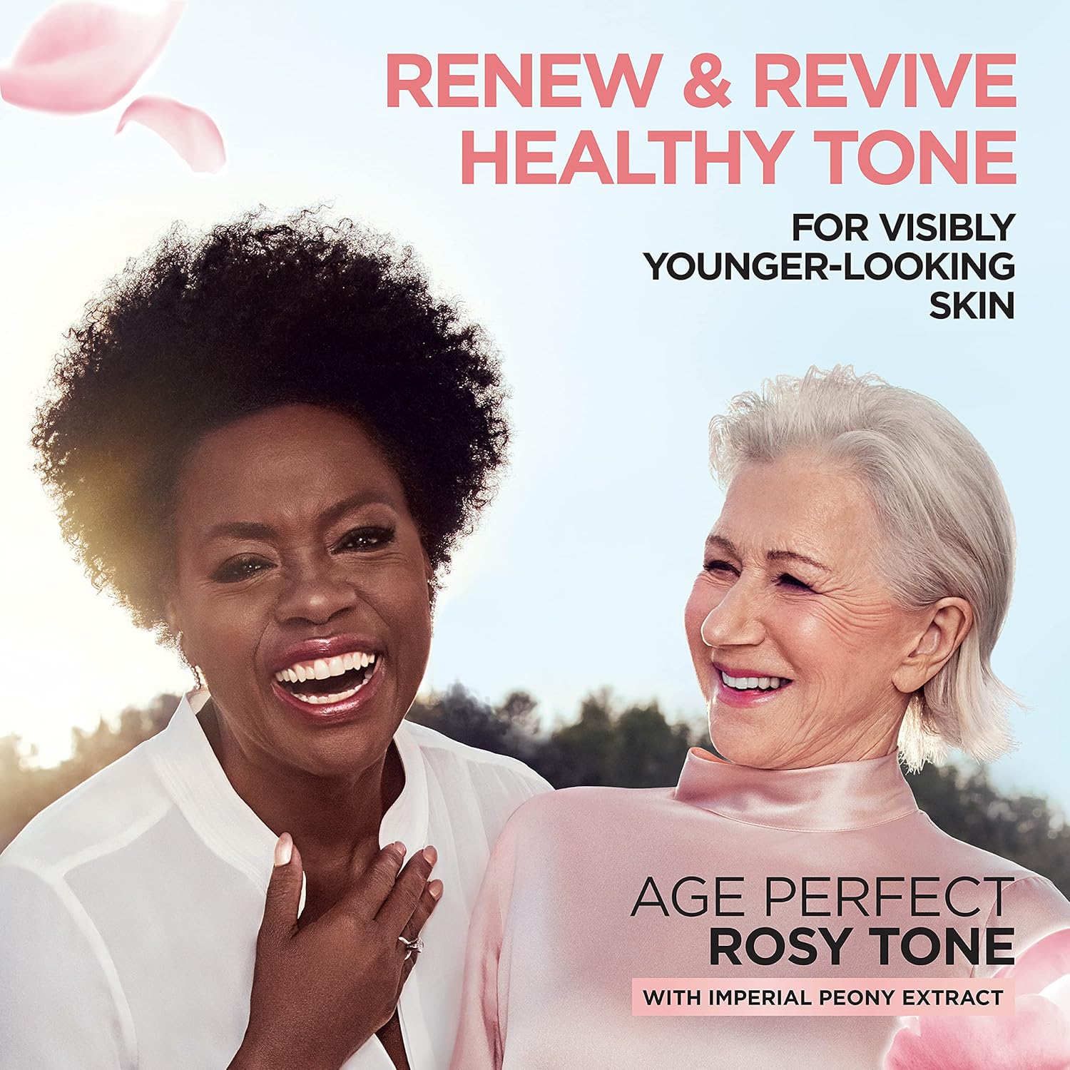 🌹 L'Oreal Paris Age Perfect Rosy Tone Moisturizer – Anti-Sagging & Brightening Face Cream (1.7 oz)