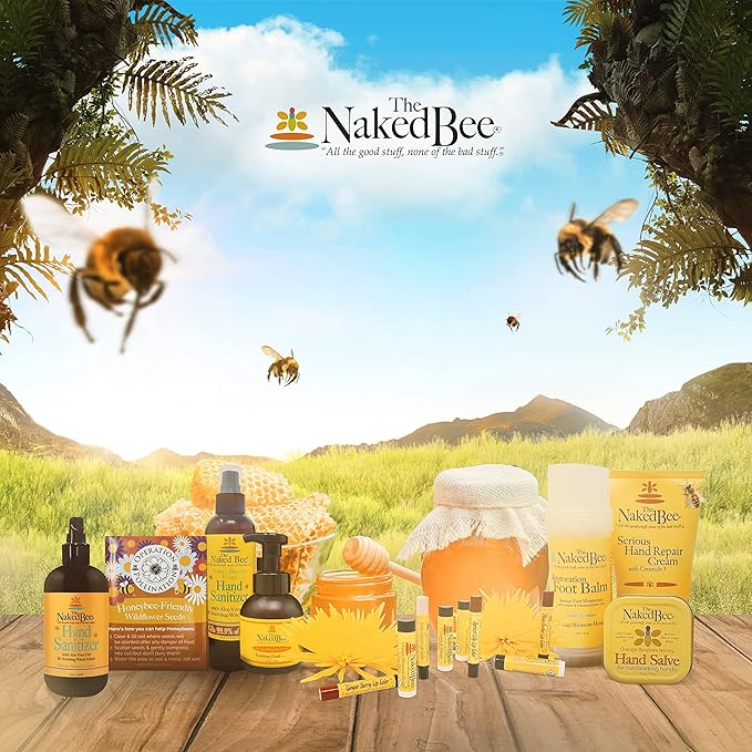 The Naked Bee Oatmeal & Honey Triple Milled Soap, 5 Ounce, 6 Pack, Orange Blossom Honey