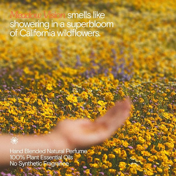 Bathing Culture - Organic Mind + Body Wash (Meadow Vision) | Natural, Biodegradable, Sustainable, Vegan Personal Care (PCR Plastic Bottle, 8 fl oz | 237 ml)